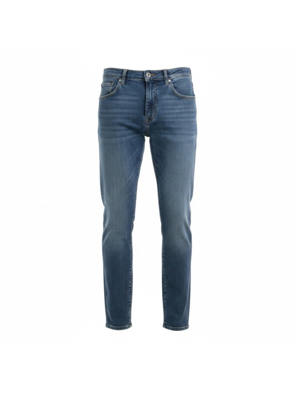Lucky Brand Men’s 110 Slim Stretch Blue Denim Jeans Medium Wash Low Rise - Picture 2 of 11